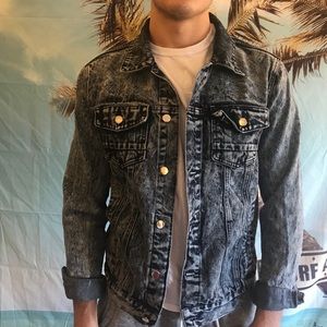 ENSLAVED ACID jean jacket